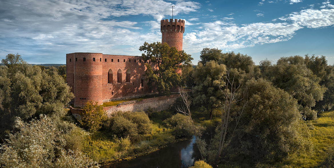 zdjęcie zamku krzyżackiego autorstwa Marcina Saldata