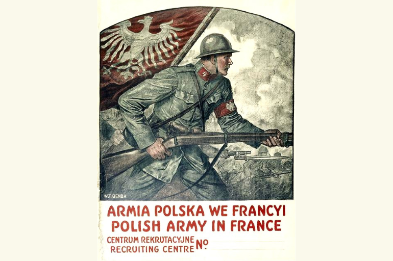 sylwetki żołnierzy